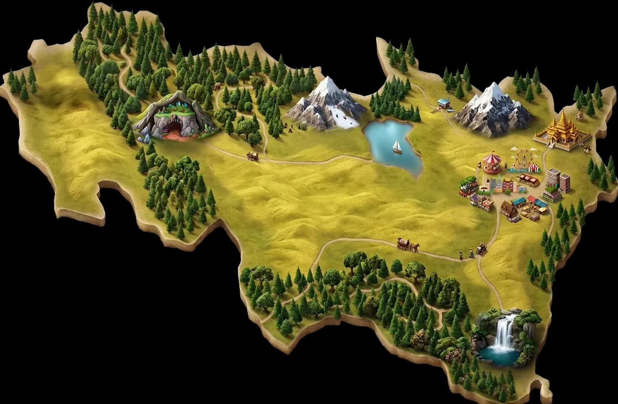 Peta Wisata Tanah Karo